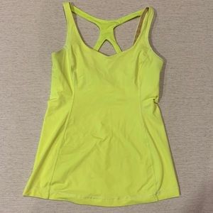 Lululemon yellow tank top